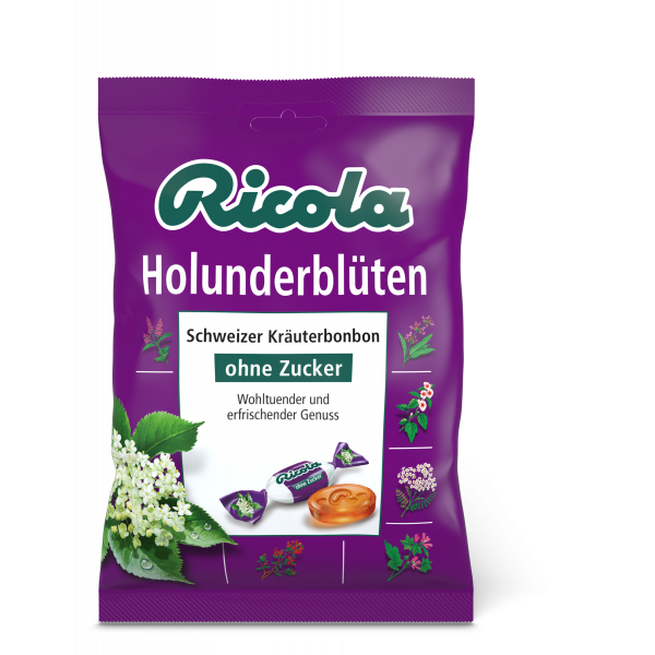 Abbildung für RICOLA o.Z.Beutel Holunderblüten Bonbons