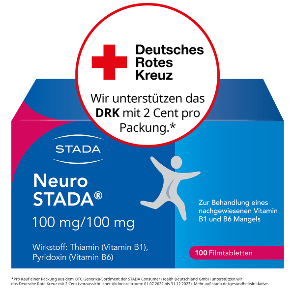 Abbildung für Neuro STADA® 100 mg/100 mg