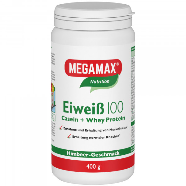 Abbildung für EIWEISS 100 Himbeer Quark Megamax Pulver