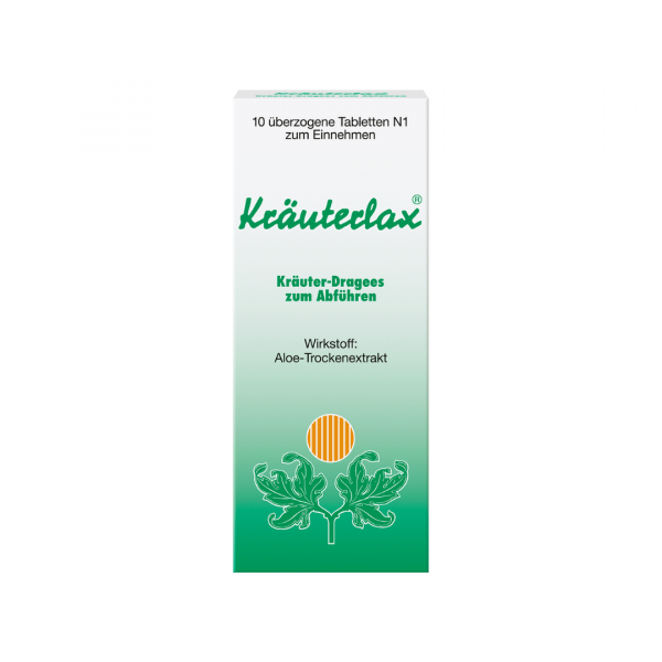 Abbildung für KRÄUTERLAX Dr.Henk 15 mg Kräuterdrag.z.Abführen