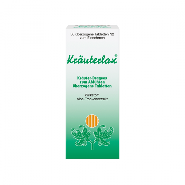 Abbildung für KRÄUTERLAX Dr.Henk 15 mg Kräuterdrag.z.Abführen