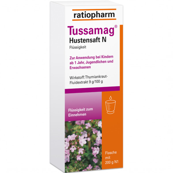 Abbildung für TUSSAMAG Hustensaft N