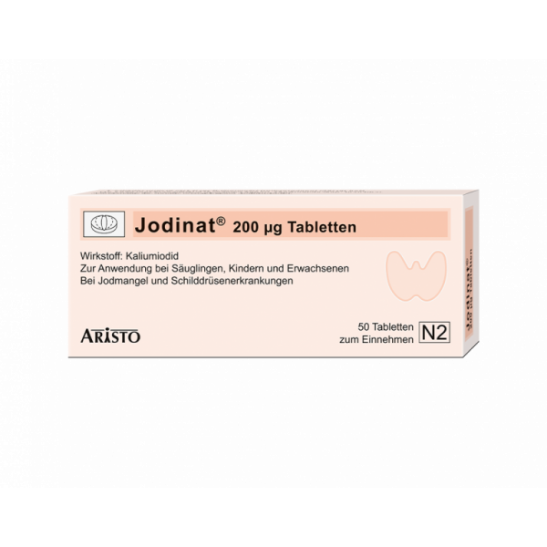 Abbildung für JODINAT 200 μg Tabletten