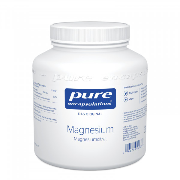Abbildung für PURE ENCAPSULATIONS Magnesium Magn.Citrat Kapseln