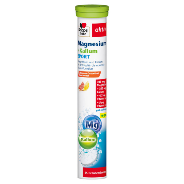 Abbildung für DOPPELHERZ Magnesium+Kalium Sport Brausetabletten
