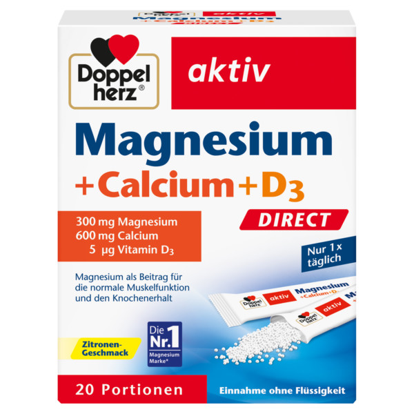 Abbildung für DOPPELHERZ Magnesium+Calcium+D3 DIRECT Pellets