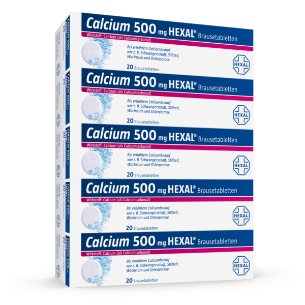Abbildung für CALCIUM 500 HEXAL Brausetabletten
