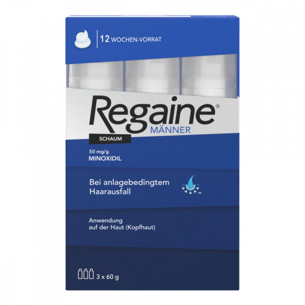 Abbildung für REGAINE Männer Schaum 50 mg/g bei anlagebedingtem Haarausfall