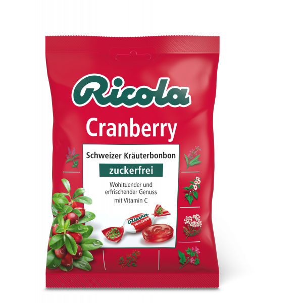 Abbildung für RICOLA o.Z.Beutel Cranberry Bonbons