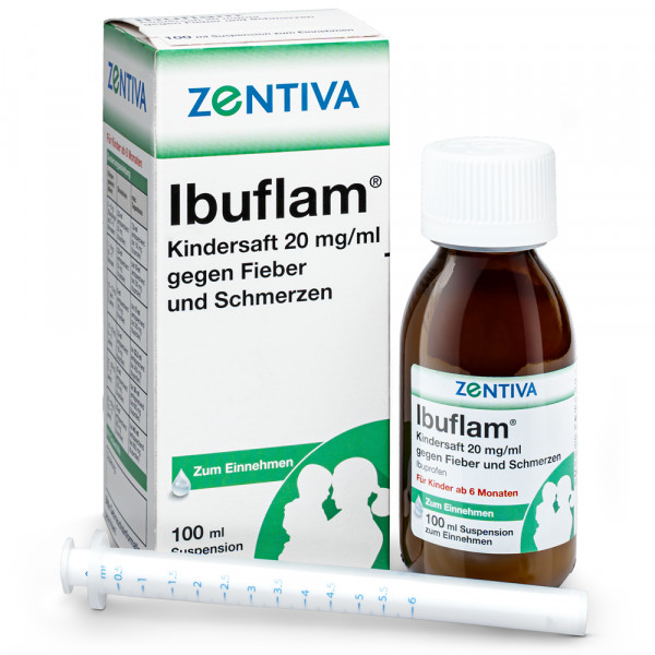 Abbildung für IBUFLAM Kindersaft 20mg/ml gegen Fieber u.Schmerz.