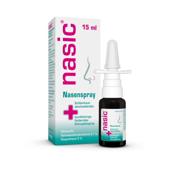 Abbildung für NASIC Nasenspray abschwellendes Schnupfenspray mit Xylometazolin & Dexpanthenol