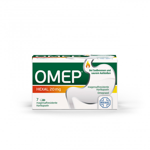 Abbildung für OMEP HEXAL 20 mg magensaftresistente Hartkapseln