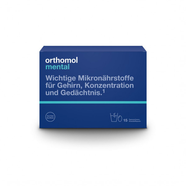 Abbildung für ORTHOMOL mental Granulat/Kapseln 15 Tage Kombip.