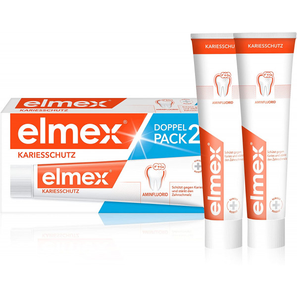 Abbildung für elmex Kariesschutz Zahnpasta, Schutzschild gegen Karies