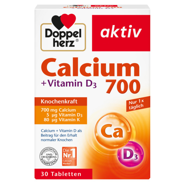 Abbildung für DOPPELHERZ Calcium 700+Vitamin D3 Tabletten