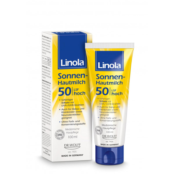 Abbildung für LINOLA Sonnen-Hautmilch LSF 50