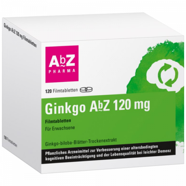 Abbildung für GINKGO AbZ 120 mg Filmtabletten