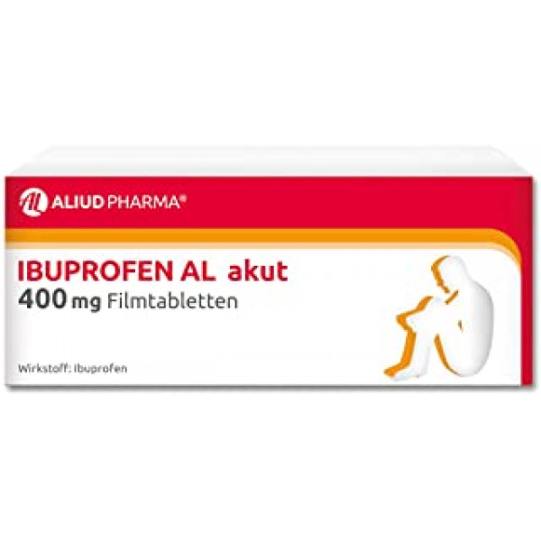 Abbildung für Ibuprofen AL akut 400 mg Filmtabletten bei akuten Schmerzen