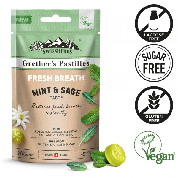 Abbildung für GRETHERS SWISSHERBS Fresh Breath mint & sage