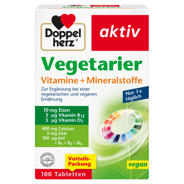 Abbildung für DOPPELHERZ Vegetarier Vitamine+Mineralstoffe aktiv