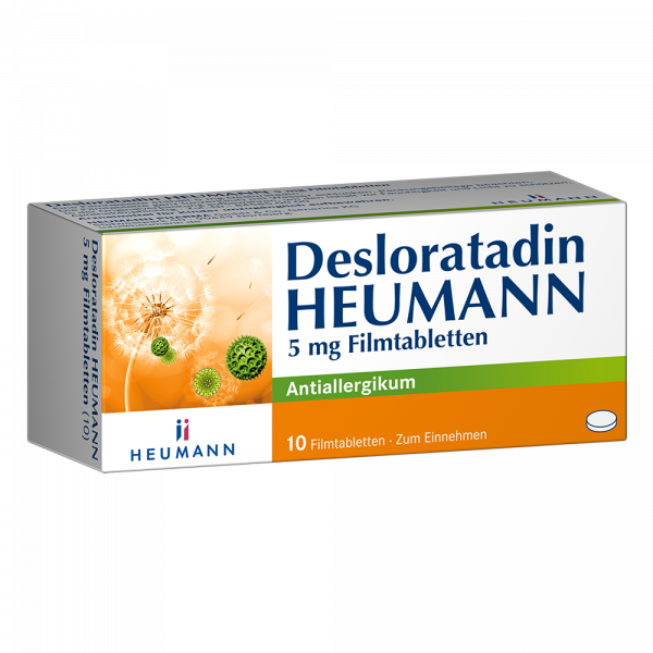 Abbildung für DESLORATADIN Heumann 5 mg Filmtabletten