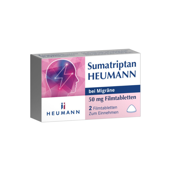 Abbildung für SUMATRIPTAN HEUMANN bei Migräne 50 mg Filmtabl.
