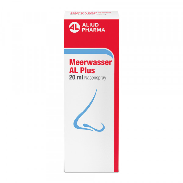 Abbildung für Meerwasser AL Plus Nasenspray zur Befeuchtung und Pflege bei Schnupfen