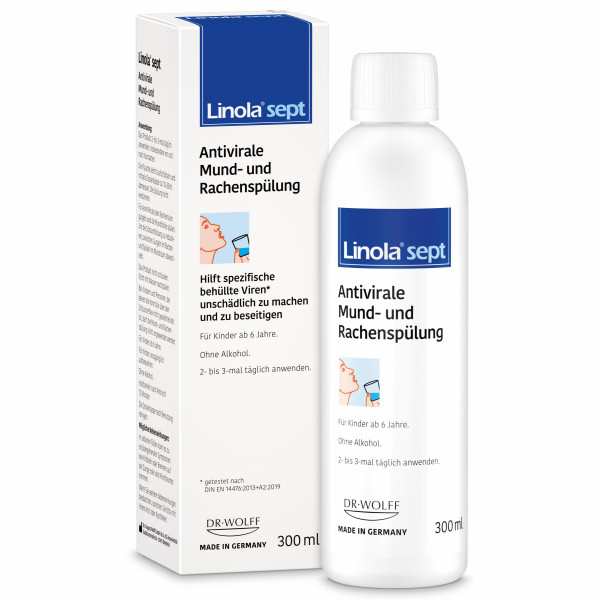 Abbildung für Linola sept Antivirale Mund- und Rachenspülung