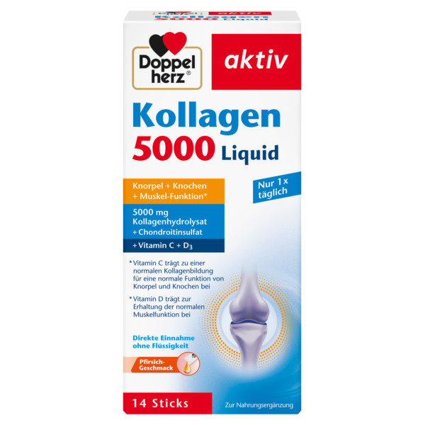 Abbildung für DOPPELHERZ Kollagen 5000 Liquid Sticks