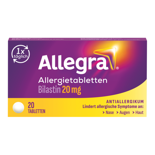 Abbildung für Allegra Allergietabletten - Schnell bei Heuschnupfen