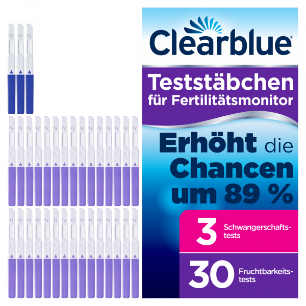 Abbildung für CLEARBLUE Fertilitätsmonitor Teststäbchen 30+3