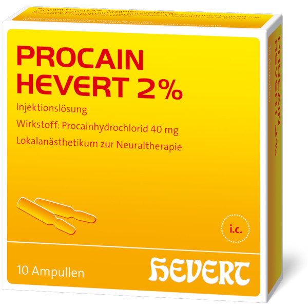 Abbildung für PROCAIN Hevert 2% Injektionslösung Ampullen