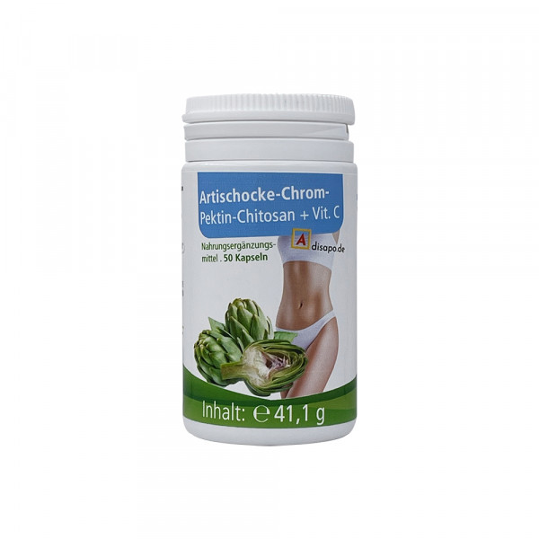 Abbildung für DISAPO Artischoke-Chrom-Pektin-Chitosan + Vitamin C Kapseln