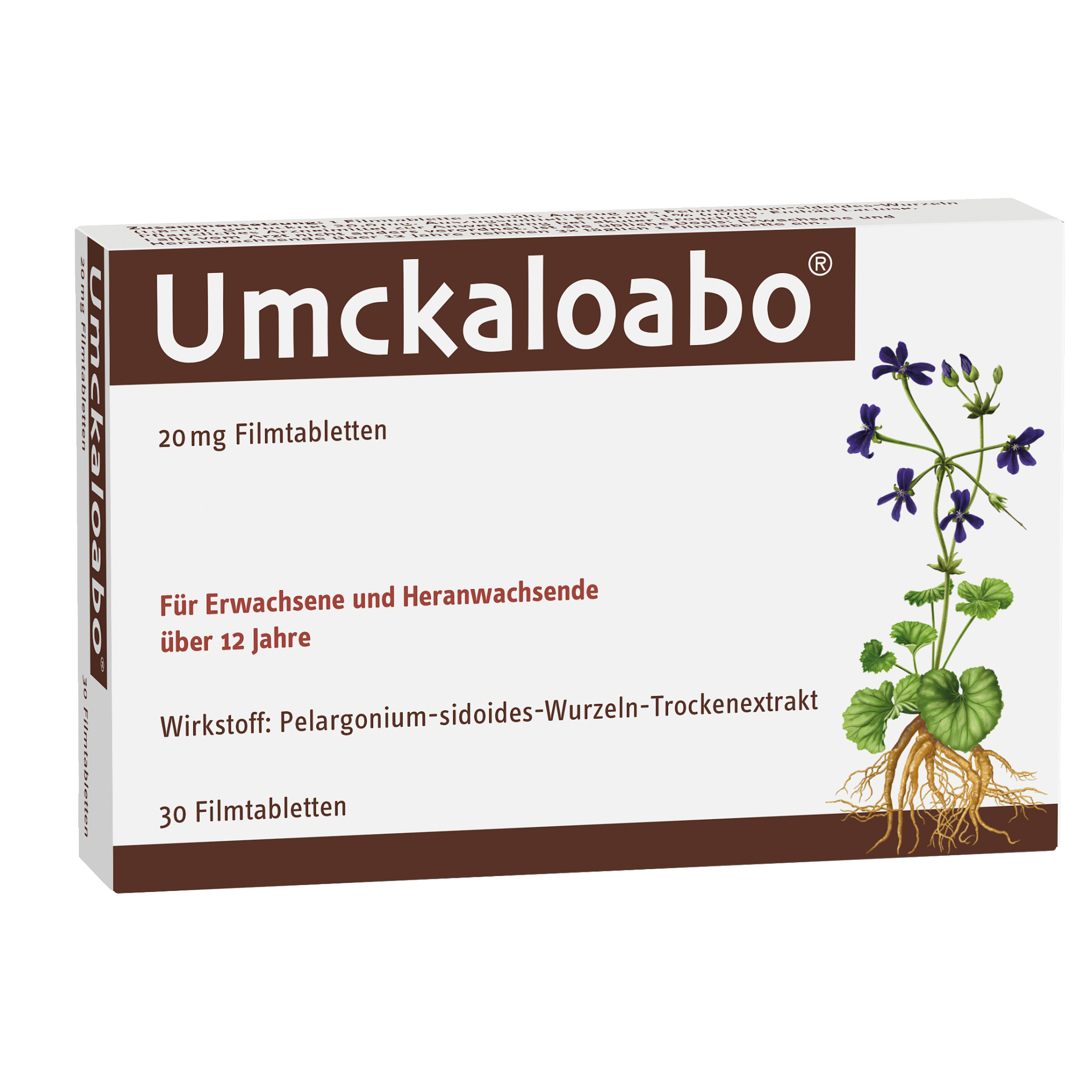 Abbildung für UMCKALOABO 20 mg Filmtabletten