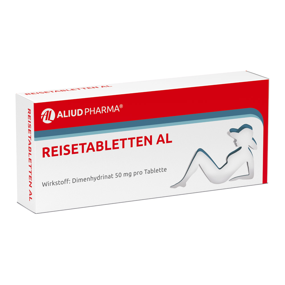 Abbildung für Reisetabletten AL bei Schwindel, Übelkeit und Erbrechen