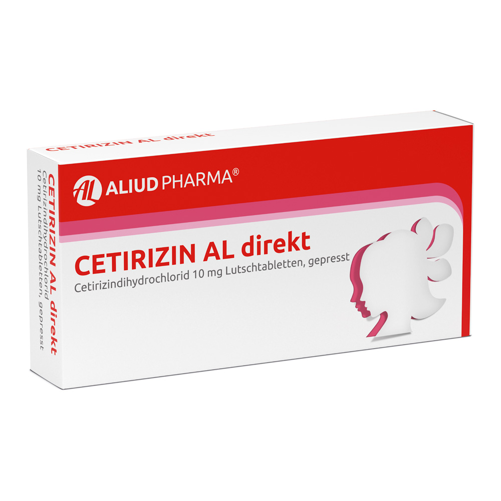 Abbildung für Cetirizin AL direkt bei Heuschnupfen
