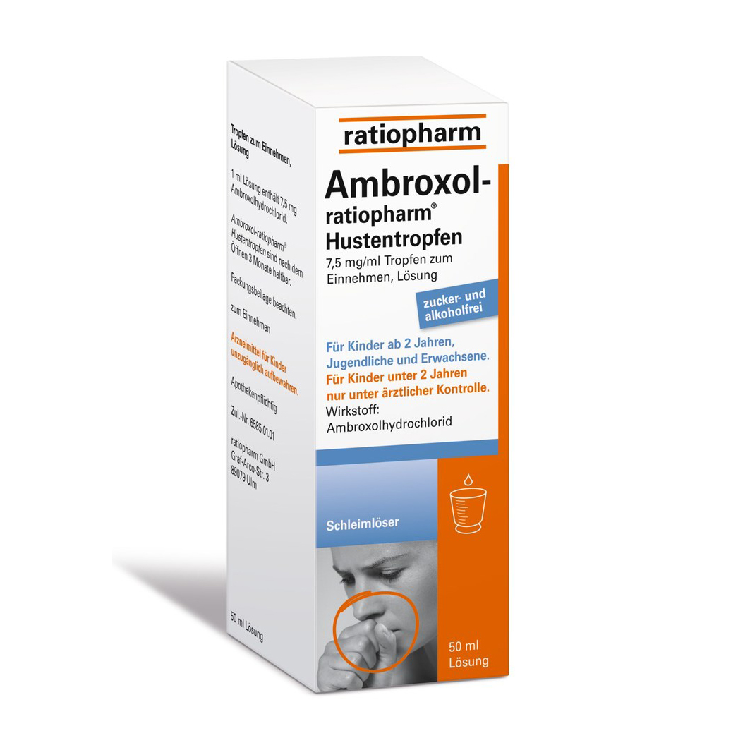 Abbildung für AMBROXOL-ratiopharm Hustentropfen