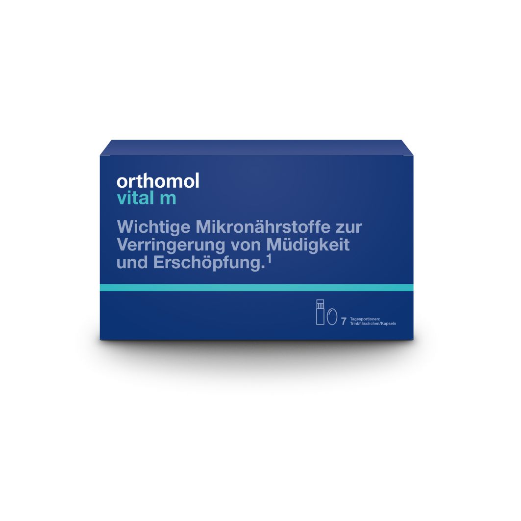 Abbildung für ORTHOMOL Vital M Trinkfläschchen/Kaps.Kombipack.