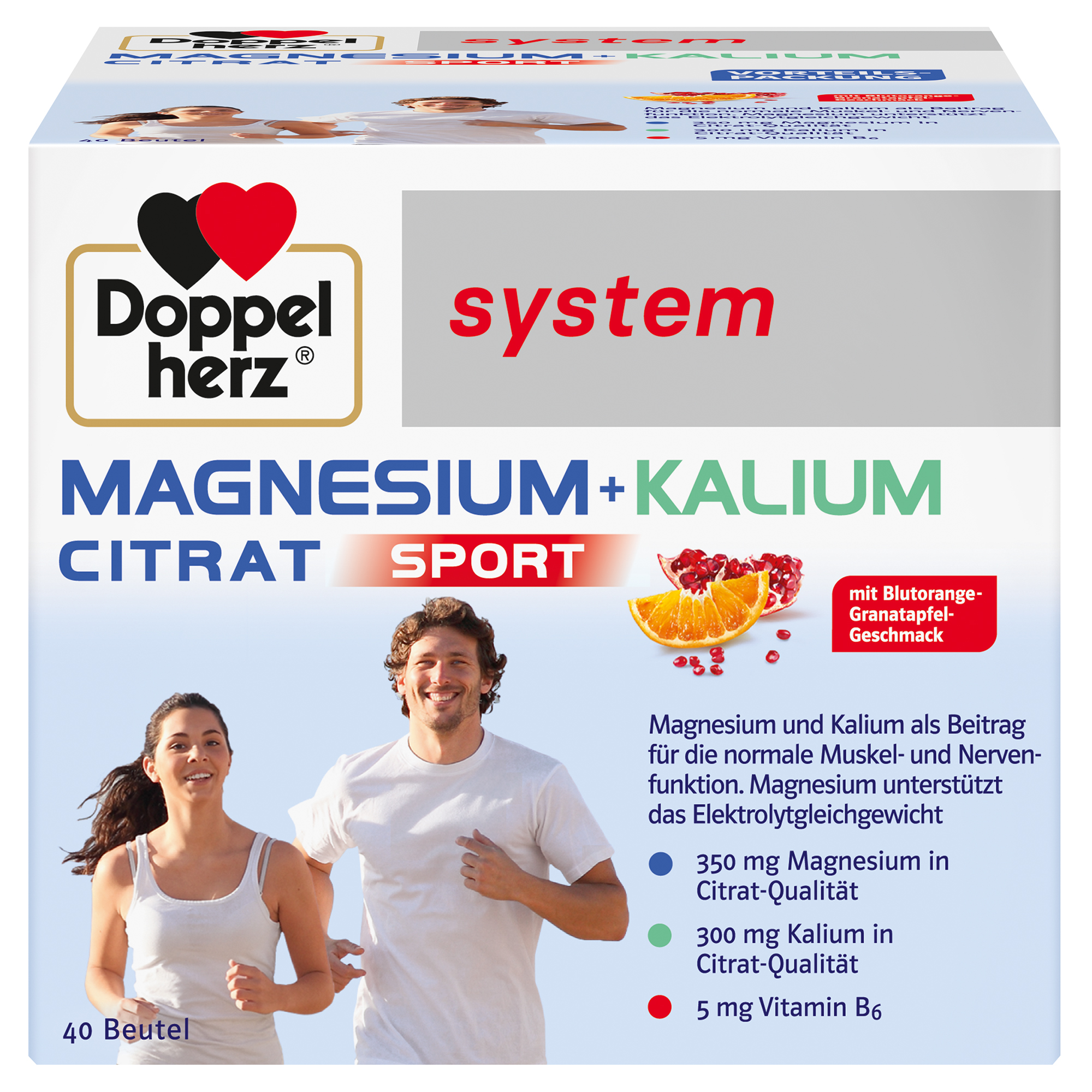 Abbildung für DOPPELHERZ Magnesium+Kalium Citrat system Granulat