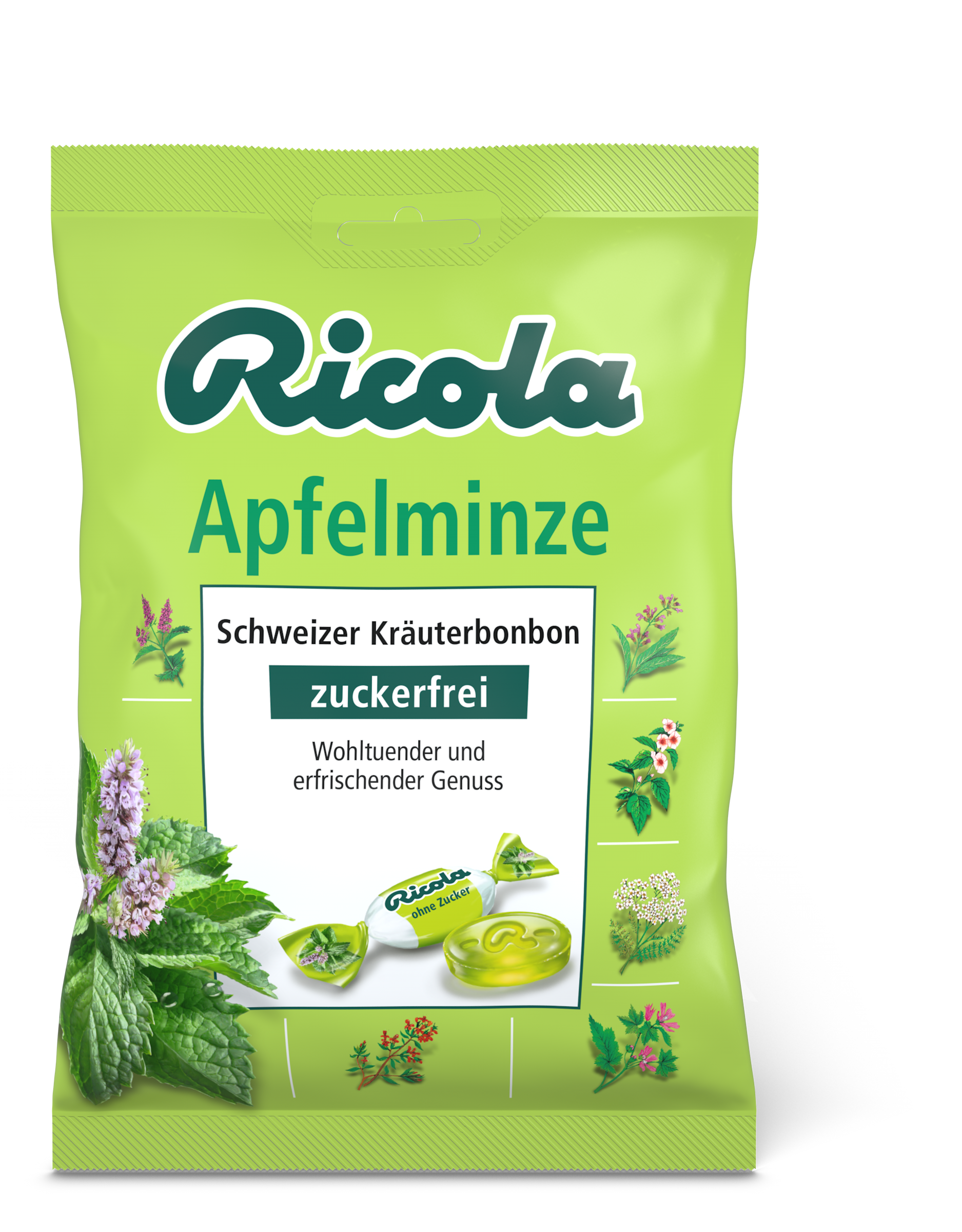 Abbildung für RICOLA o.Z.Beutel Apfelminze Bonbons