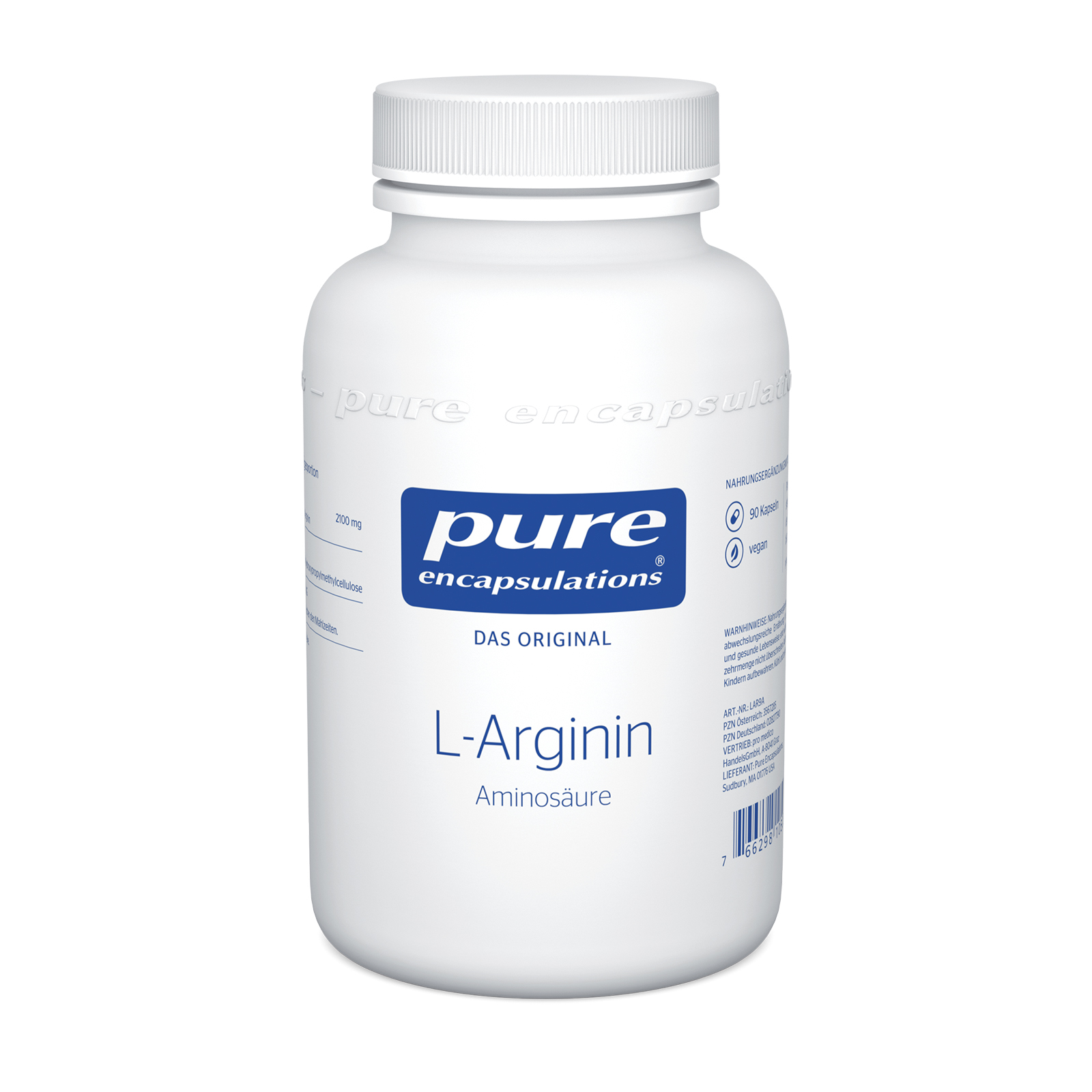 Abbildung für PURE ENCAPSULATIONS L-Arginin Kapseln