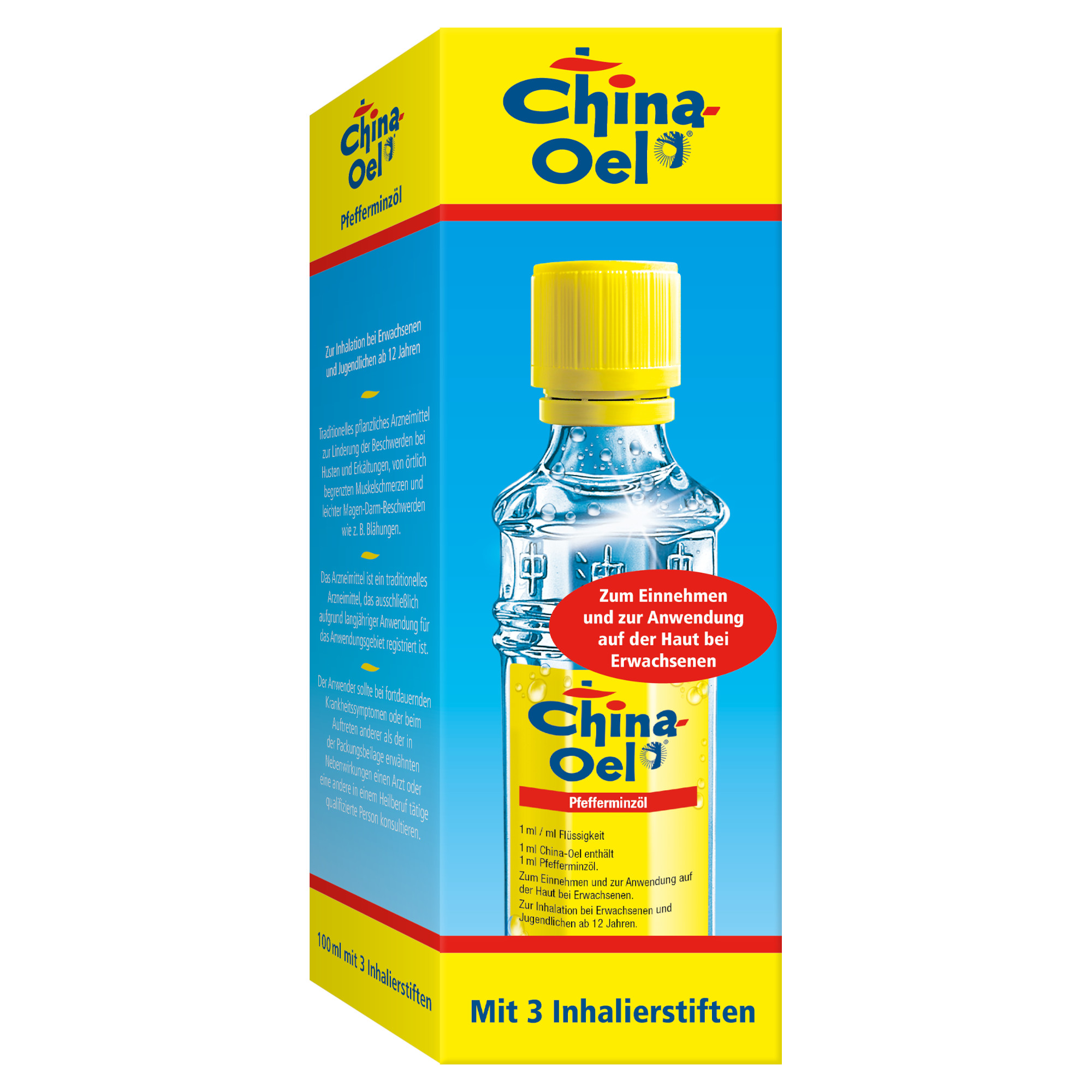 Abbildung für CHINA ÖL mit 3 Inhalatoren
