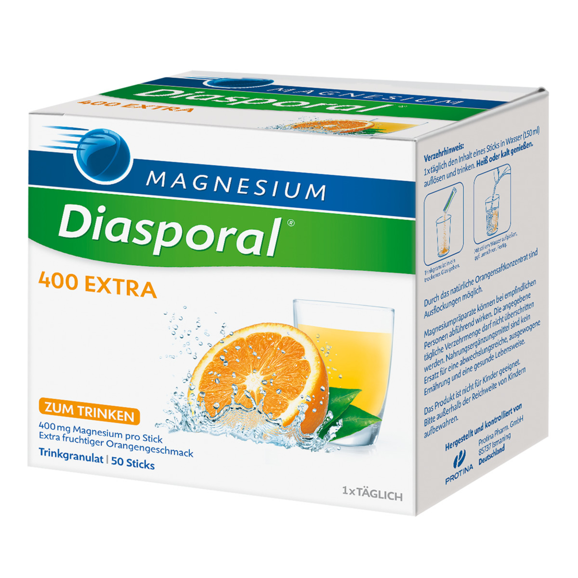 Abbildung für MAGNESIUM DIASPORAL 400 Extra Trinkgranulat
