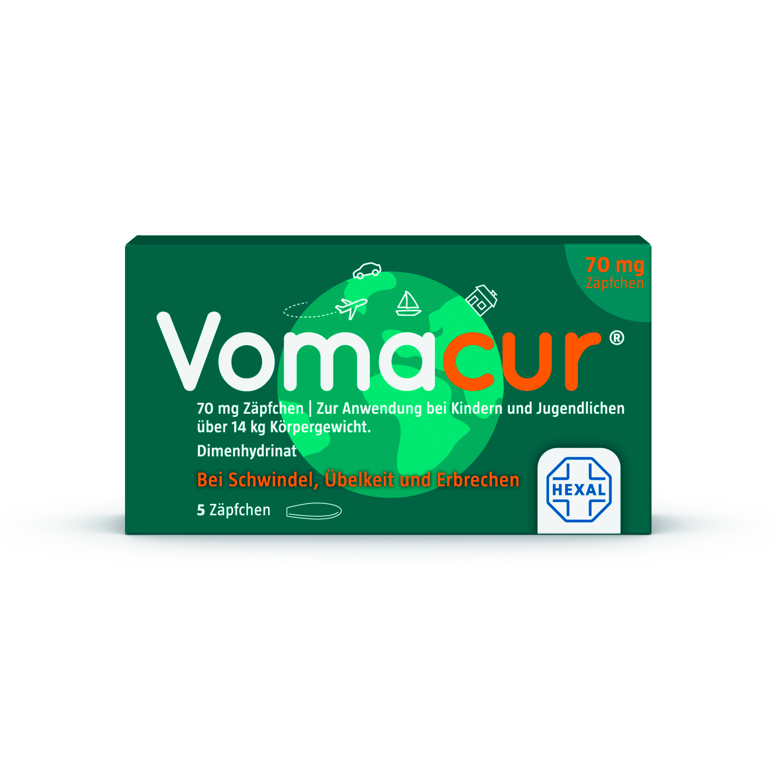 Abbildung für VOMACUR 70 Zäpfchen