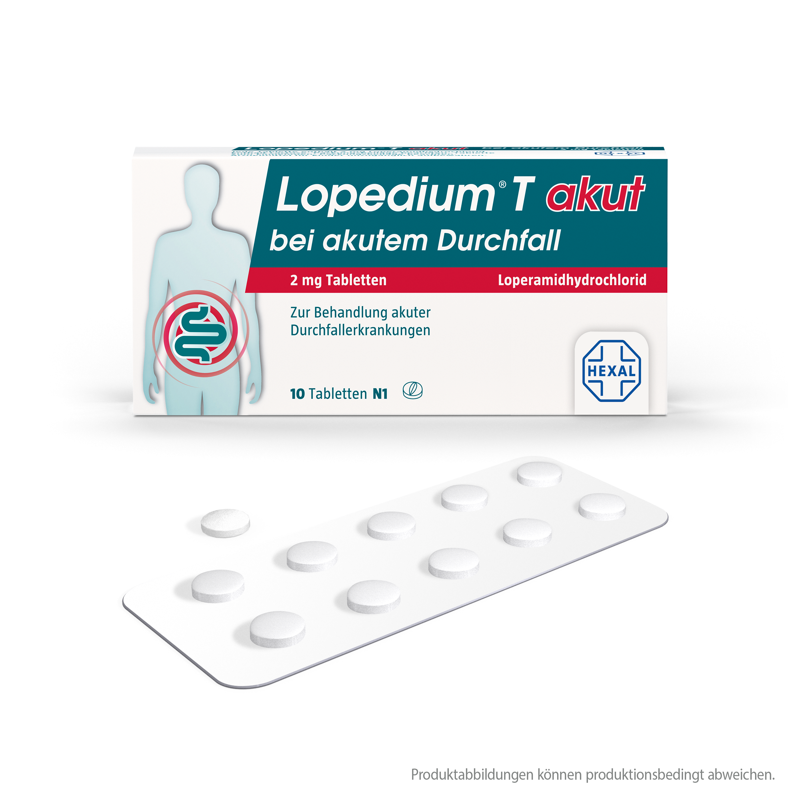 Abbildung für LOPEDIUM T akut bei akutem Durchfall Tabletten