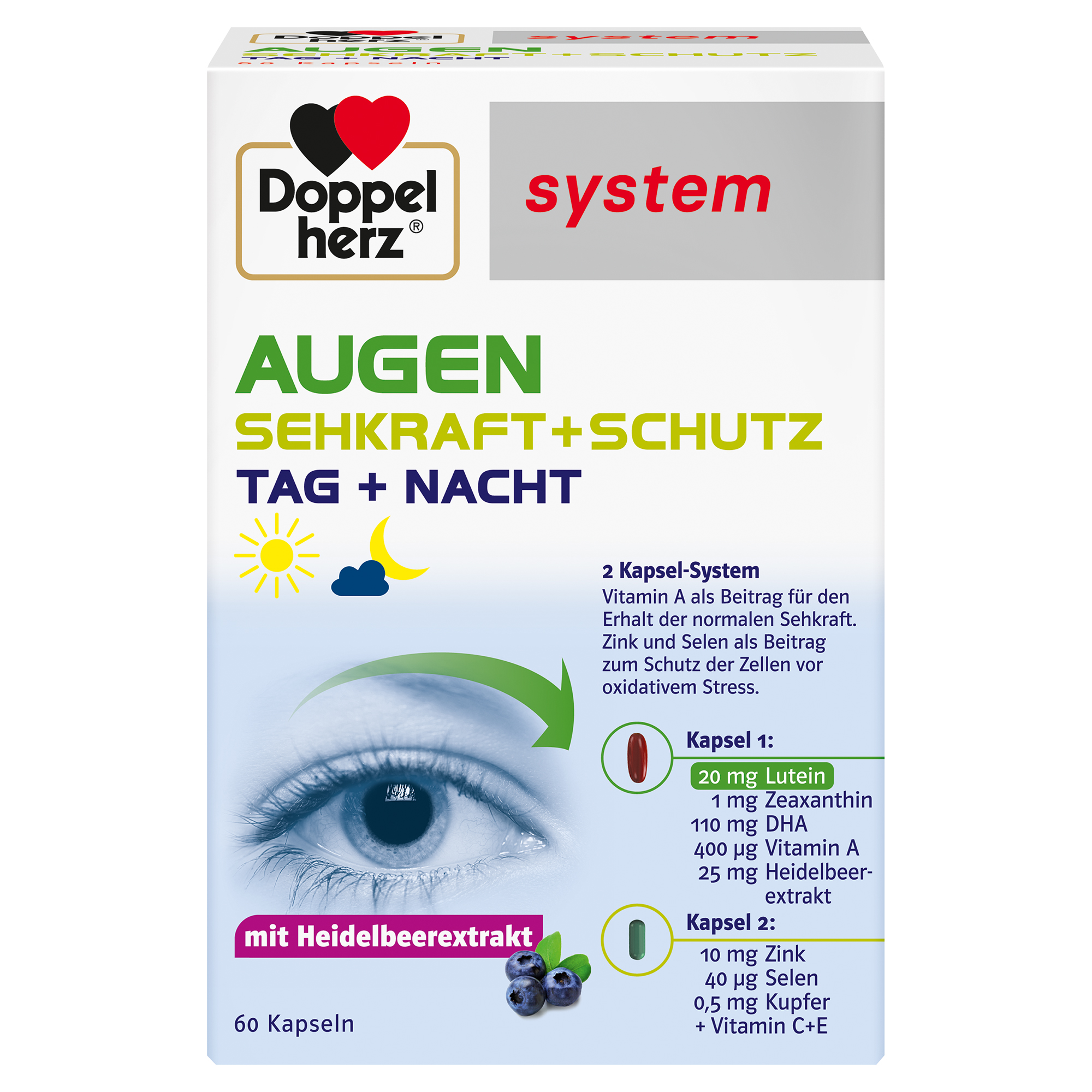Abbildung für DOPPELHERZ Augen Sehkraft+Schutz system Kapseln