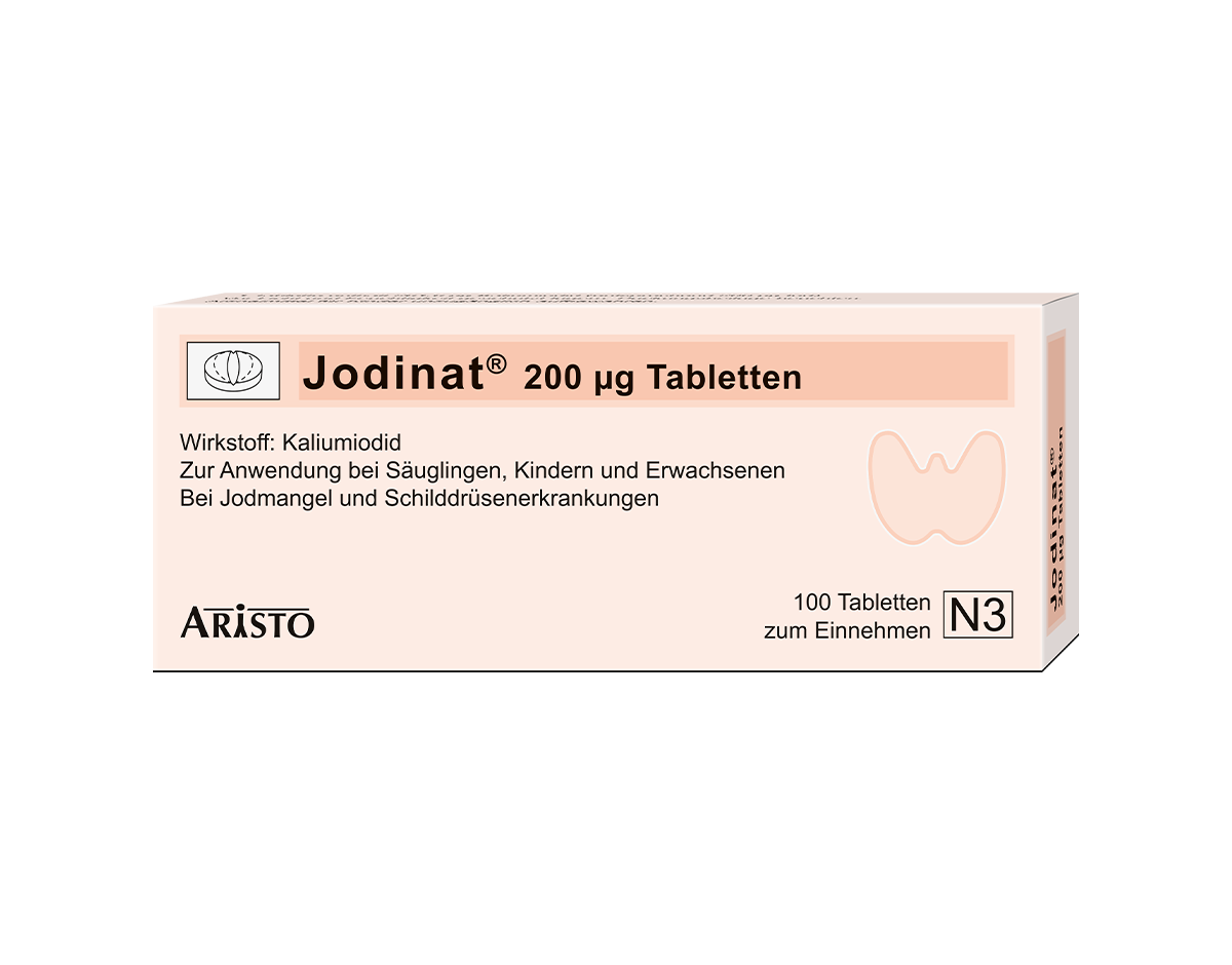 Abbildung für JODINAT 200 μg Tabletten