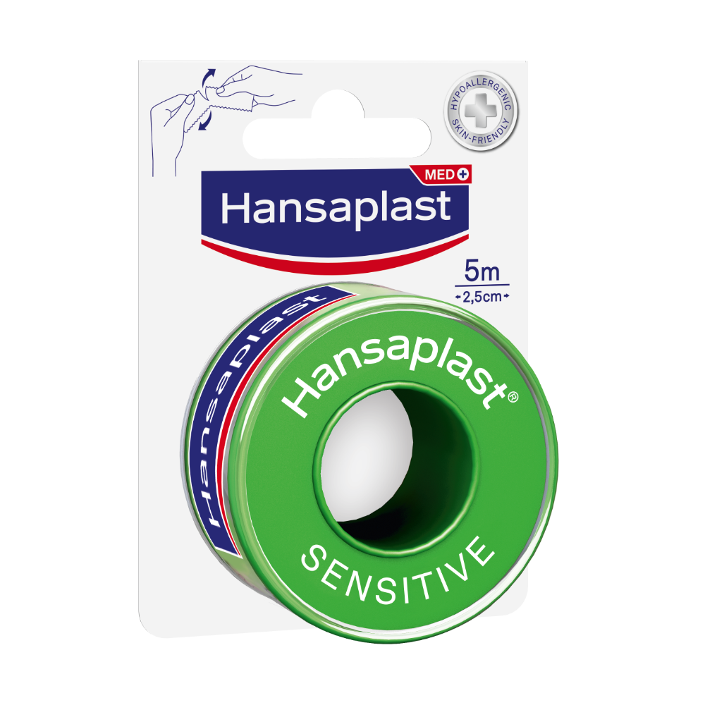 Abbildung für HANSAPLAST Fixierpfl.Sensitive 2,5 cmx5 m