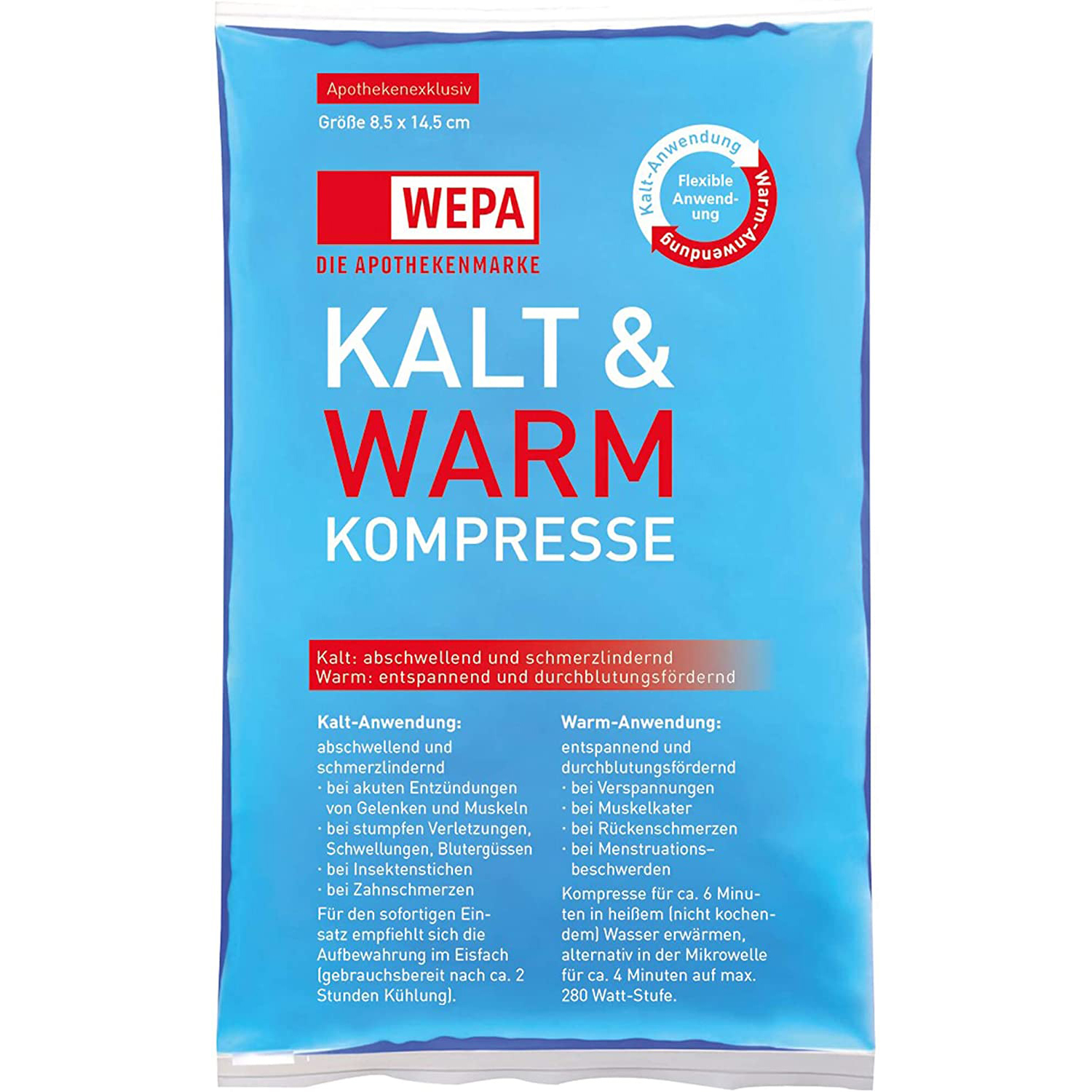 Abbildung für KALT-WARM Kompresse 8,5x14,5 cm