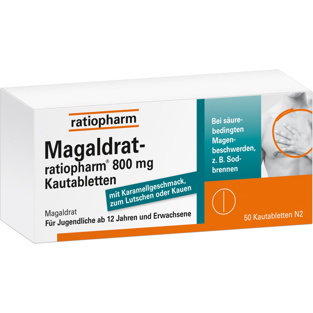 Abbildung für MAGALDRAT-ratiopharm 800 mg Tabletten
